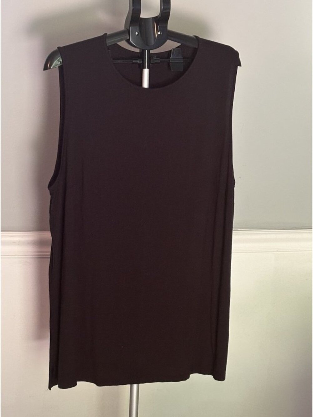 J Jill Sleeveless Top Women’s Plus 3X Wearever Pullover Top Black Closet Staple